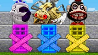 ЧТО СЛУЧИЛОСЬ В ЗАКРЫТЫХ ДВЕРЯХ УЖАСНАЯ УТКА ПОВАР ОБЕЗЬЯНА ЛУНА АНИМАТРОНИК В МАЙНКРАФТ ФНАФ 9