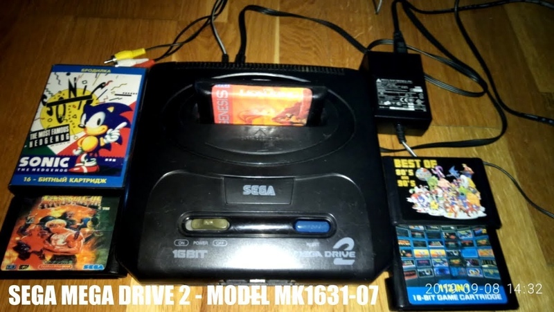 SEGA MEGA DRIVE2　説明書なし Sega Mega Drive 2 - Model MK 1631-07 (Clone) - Video Game Console