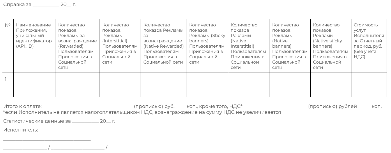 Форма справки
